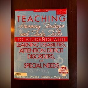 Teaching Learning Strategies and Study Skills to Students with ADD or Disability